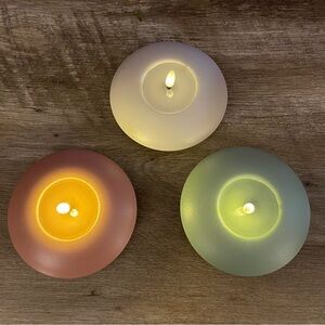 Orb Flameless Candles Set of 3